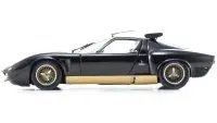 Kyosho 1/18 Lamborghini Miura SVR Black and Gold Model Car - Luxury Diecast Collectible