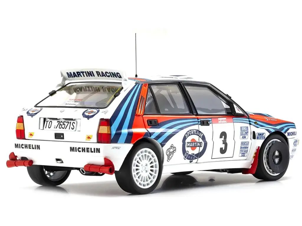 Kyosho 1/18 Lancia Delta HF Integrale Evo #3 Martini Racing Diecast Model
