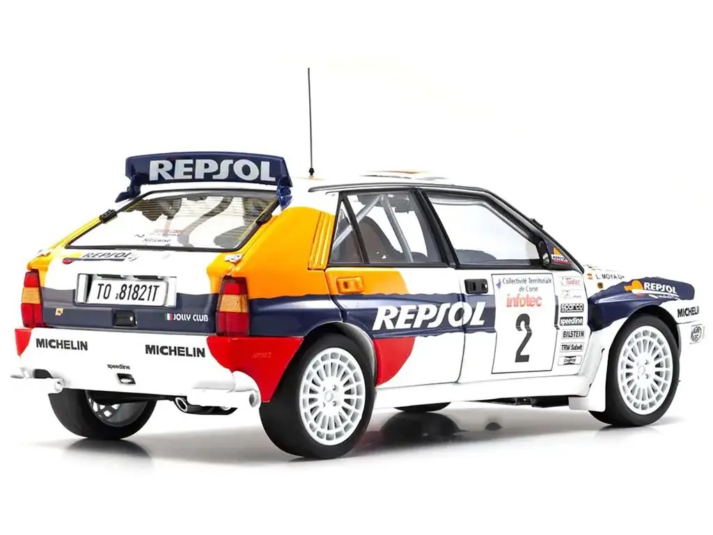 Kyosho 1/18 Lancia Delta HF Integrale Evo #2 Sainz-Moya 1993 Diecast Model