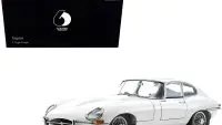 Jaguar E-Type Coupe RHD (Right Hand Drive) White "E-Type 60th Anniversary" (1961-2021) 1/18 Diecast Model Car by Kyosho