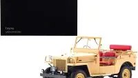 Toyota Land Cruiser BJ RHD (Right Hand Drive) Beige 1/18 Diecast Model Car by Kyosho