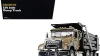 Mack Granite MP Dump Truck 1/34 Diecast Model - Gold & Black by First Gear