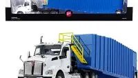 Kenworth T880 Winch Truck with Pinnacle Frac Tank Trailer 1/34 Diecast Model by First Gear