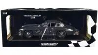 Exclusive 1955 Mercedes-Benz 300 SL W198 Dark Gray 1/18 Diecast Model by Minichamps - Limited to 414 Worldwide
