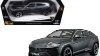 Stunning Lamborghini Urus Gray Metallic 1/18 Diecast Model Car by Bburago