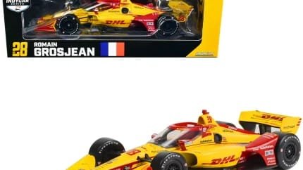 2022 Dallara IndyCar #28 Romain Grosjean DHL Andretti Autosport 1/18 Diecast Model by Greenlight