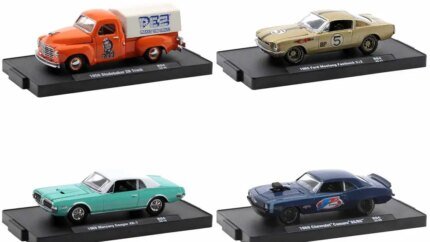 Limited Edition M2 Machines 1/64 Diecast Auto-Drivers Set - 4-Piece Blister Pack