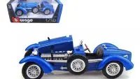 1934 Bugatti Type 59 Blue 1/18 Diecast Model Car by Bburago - Collector's Dream