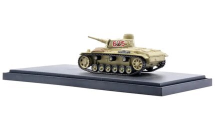 1/72 Diecast German PzKpfw III Ausf. G Tank Model - Afrika Korps 1941 by Panzerkampf
