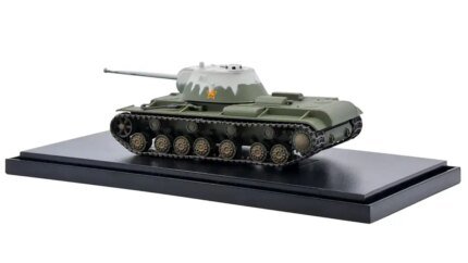 Authentic Soviet KV-3 Heavy Tank 1/72 Diecast Model in Winter Camouflage by Panzerkampf