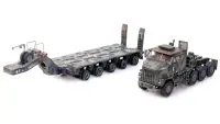Panzerkampf M1070 Heavy Equipment Transporter 1/72 Diecast Model - Army Camouflage Armor Premium Series
