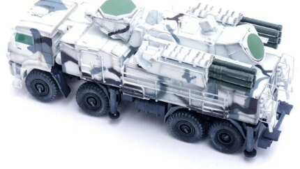 Panzerkampf 1/72 Diecast Pantsir S1 Winter Camouflage Model - Russia's Arctic Forces Air Defense