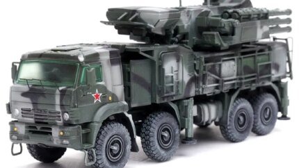 1/72 Diecast Pantsir S1 Air Defense Model - Tri-Color Camouflage by Panzerkampf