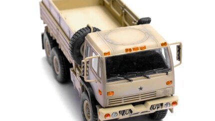 Panzerkampf 1/72 M1083 MTV US Army Desert Camouflage Diecast Model - Armor Premium Series