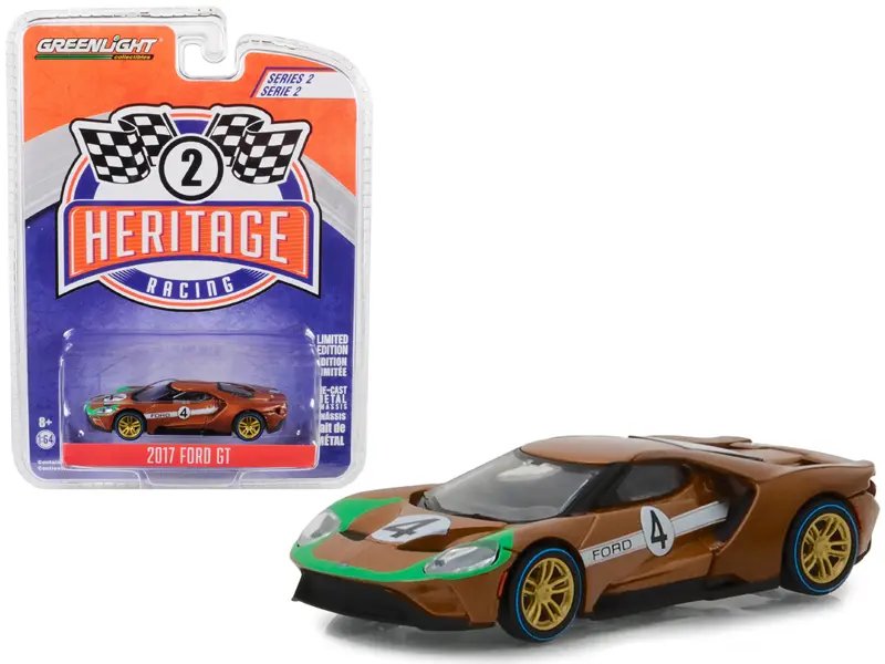 2017 Ford GT #4 Tribute 1/64 Diecast Model – Ford Racing Heritage Series
