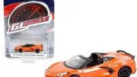 2021 Chevrolet Corvette Stingray Convertible Diecast - Sebring Orange Metallic 1/64 by Greenlight