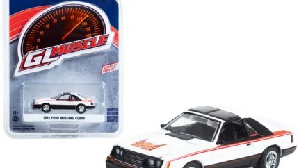 1981 Ford Mustang Cobra Diecast Model - Greenlight Muscle Series 27, 1/64 Scale