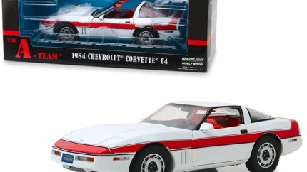 1984 Chevrolet Corvette C4 Convertible Diecast Model - The A-Team TV Series Collectible by Greenlight