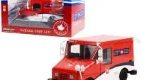 Canada Post LLV 1/18 Diecast Model Car by Greenlight - Red & White Postal Delivery Vehicle