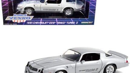 1981 Chevrolet Camaro Z/28 Yenko Turbo Z Turbo Silver Metallic 1/18 Diecast Model Car by Greenlight