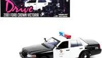 2001 Ford Crown Victoria LAPD Diecast Model - 'Drive' Movie Collectible by Greenlight