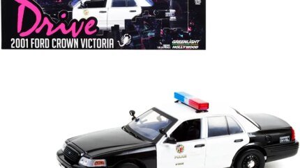 2001 Ford Crown Victoria LAPD Diecast Model - 'Drive' Movie Collectible by Greenlight