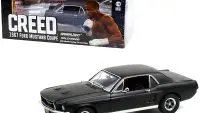 1967 Ford Mustang Coupe Matt Black Diecast Model - Adonis Creed's Iconic Car from 'Creed' (2015) by Greenlight