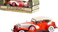 Duesenberg II SJ Red & White 1/18 Diecast Model Car by Greenlight – Classic Collectible