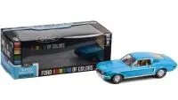 1968 Ford Mustang Fastback Sierra Blue 1/18 Diecast Model - Limited Edition by Greenlight