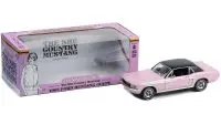 1967 Ford Mustang Coupe Evening Orchid Pink 1/18 Diecast Model by Greenlight