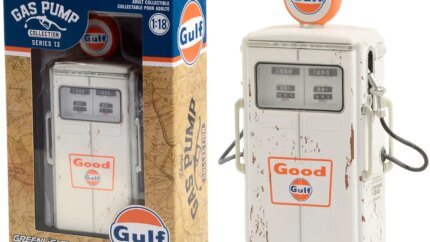 Vintage 1954 Tokheim 350 Twin Gas Pump Diecast Model - Good Gulf Oil Collectible by Greenlight