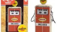 Vintage 1954 Tokheim 350 Twin Gas Pump Diecast Replica – Pennzoil Unleaded by Greenlight