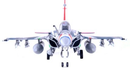 75th Anniversary Dassault Rafale C Fighter Jet Model 1/72 Scale with Missiles - Panzerkampf Wing Series