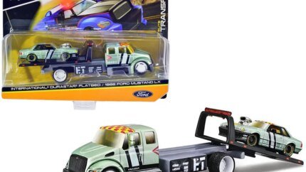 Elite Transport Diecast Models: International DuraStar & 1988 Ford Mustang LX 1/64 by Maisto