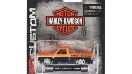 1987 Chevrolet 1500 Pickup Truck Harley Davidson Diecast Model 1/64 by Maisto
