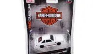 1993 Ford SVT Cobra White Harley Davidson 1/64 Diecast Model by Maisto - Collectible Car