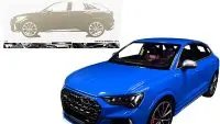 2019 Audi RS Q3 Sportback Blue Limited Edition to 240 pieces Worldwide 1/18 Diecast Model Car by Minichamps