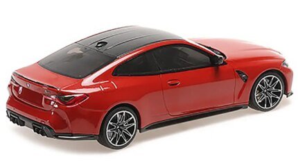 Limited Edition 2020 BMW M4 Red Metallic 1/18 Diecast Model by Minichamps - Only 720 Worldwide