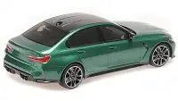 Exclusive 2020 BMW M3 Green Metallic 1/18 Diecast Model by Minichamps - Limited Edition