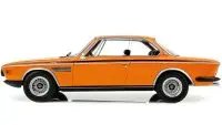 Limited Edition 1971 BMW 3.0 CSL Orange Diecast Model 1/18 by Minichamps - Only 600 Worldwide