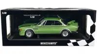 Limited Edition 1973 BMW 3.0 CSL Green Metallic 1/18 Diecast Model by Minichamps