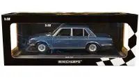 Rare 1968 BMW 2500 Blue Metallic 1/18 Diecast Model by Minichamps - Limited Edition of 504