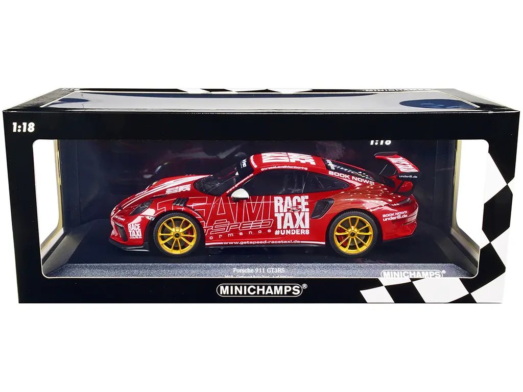 2019 Porsche 911 GT3RS GetSpeed Race-Taxi 1/18 Diecast Model by Minichamps – Limited Edition of 300