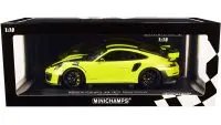 2018 Porsche 911 GT2RS Weissach Bright Green 1/18 Diecast Model by Minichamps – Limited Edition of 330