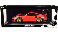 2018 Porsche 911 GT2 RS Weissach Orange 1/18 Diecast Model by Minichamps – Limited Edition of 300