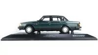 Rare 1986 Volvo 240 GL Petrol Blue Metallic 1/18 Diecast Model by Minichamps - Limited Edition of 402