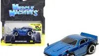 1972 Datsun 240Z Blue Metallic 1/64 Diecast Model Car by Muscle Machines