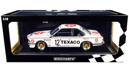 BMW 635 CSi Texaco 24H Spa 1985 Diecast Model 1/18 Limited Edition by Minichamps