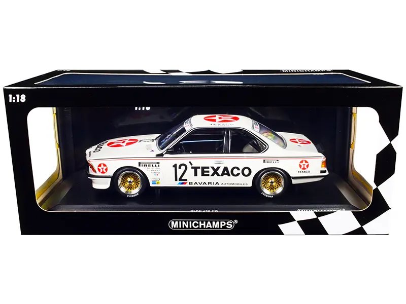 BMW 635 CSi Texaco 24H Spa 1985 Diecast Model 1/18 Limited Edition by Minichamps
