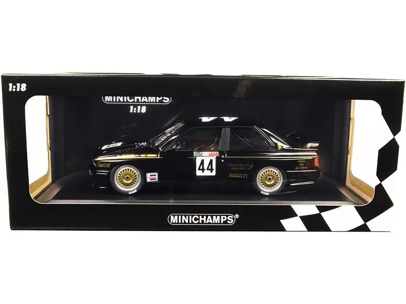 BMW M3 #44 JPS Team Bathurst 1987 Winner 1/18 Diecast Model – Limited Edition by Minichamps
